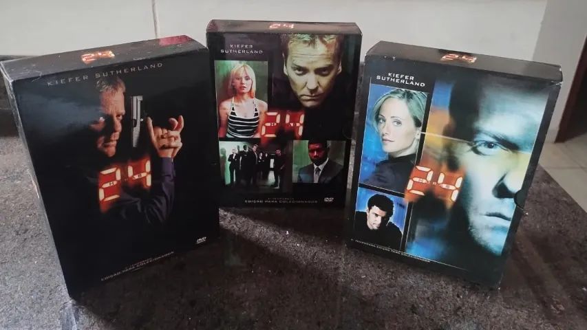 Coleção DVDs Originais - Série 24 Horas (Temporadas 1 a 5) - DVD