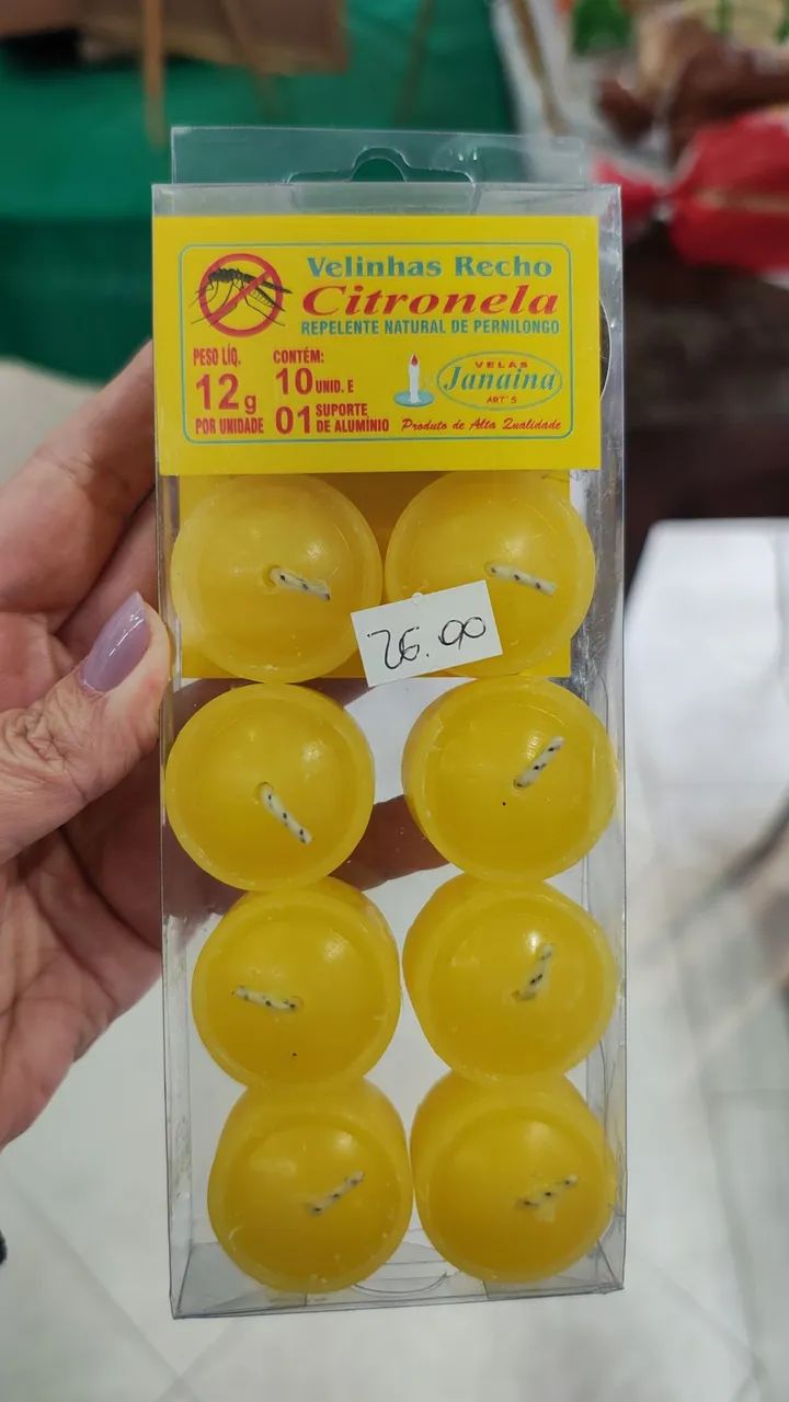 Velas de citronela 