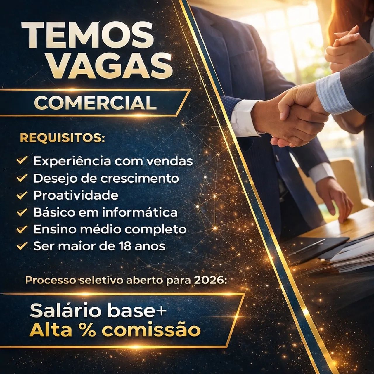 CONTRATANDO VENDEDORES