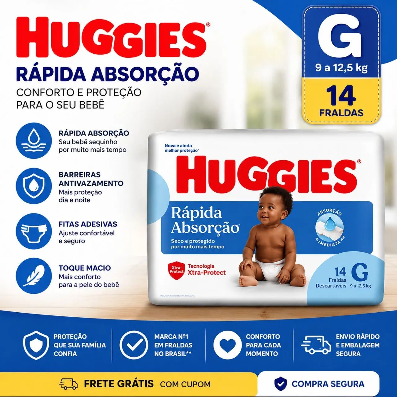 Fraldad Huggies Promoção Relâmpago!