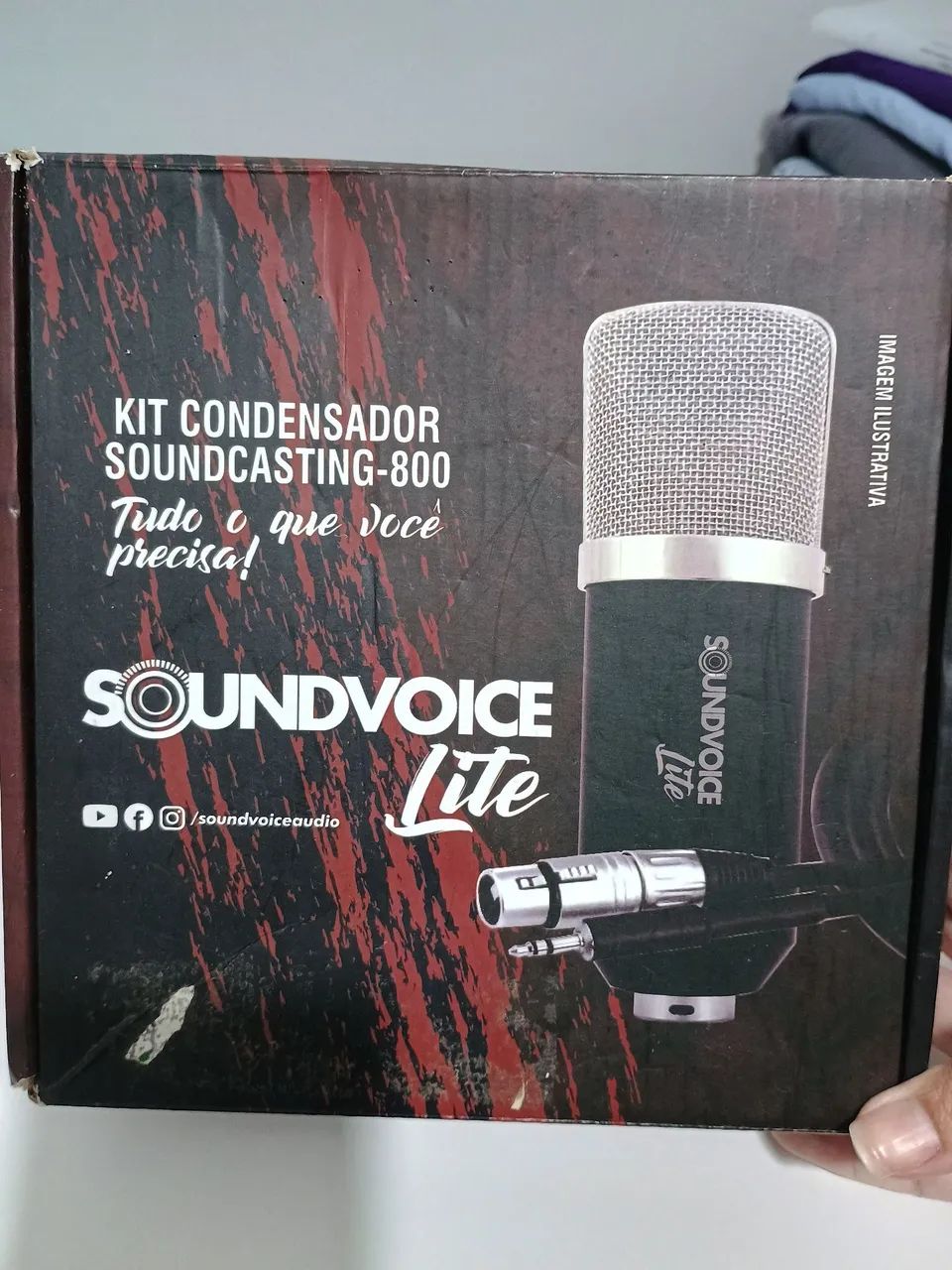 Microfone condensador Novo - Foto 5