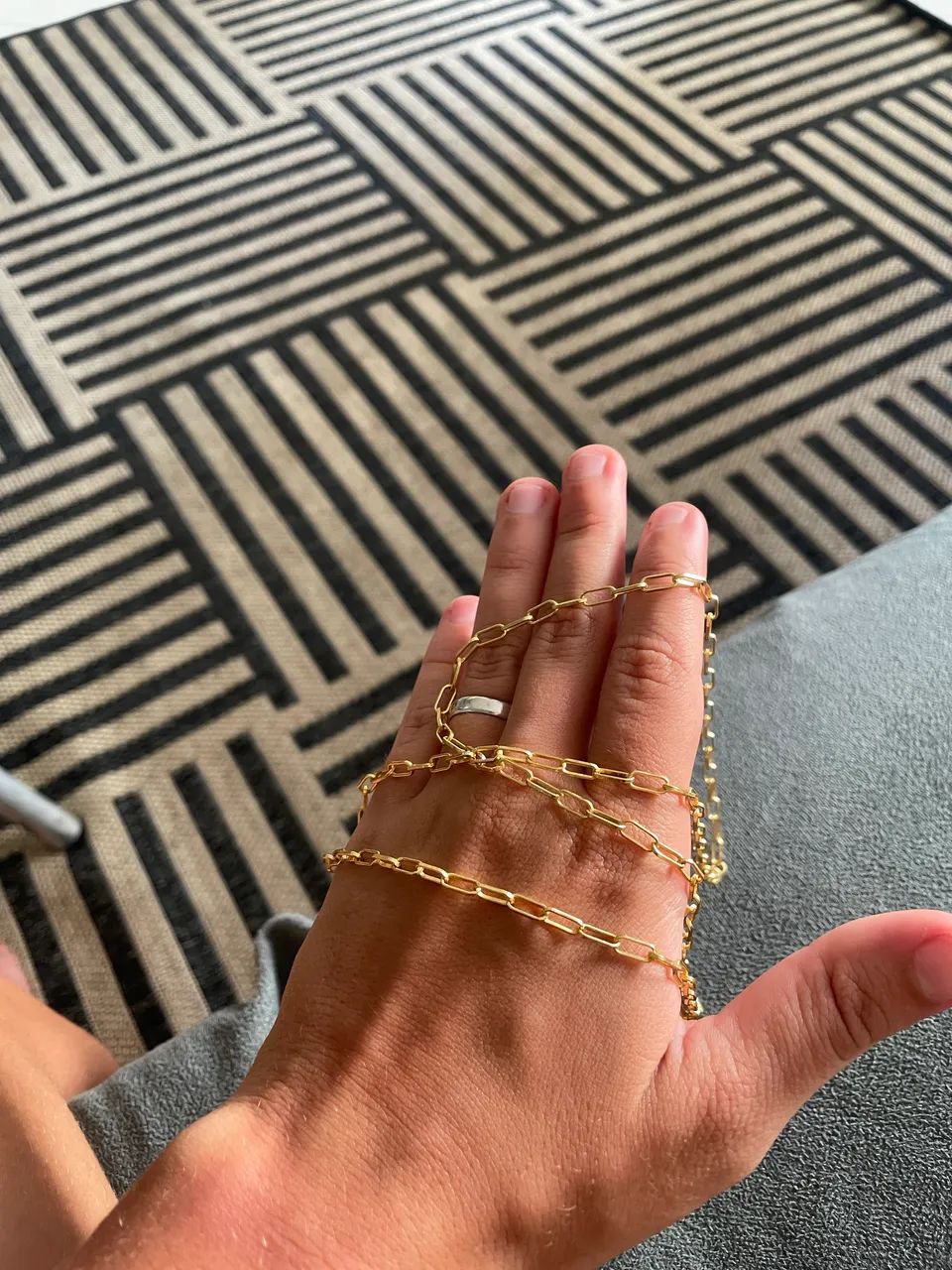 Corrente banhada a ouro 18K - Foto 2