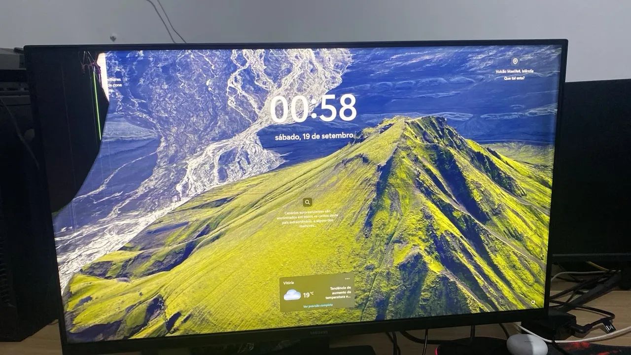 Monitor sansung para uso de peças  - Foto 2
