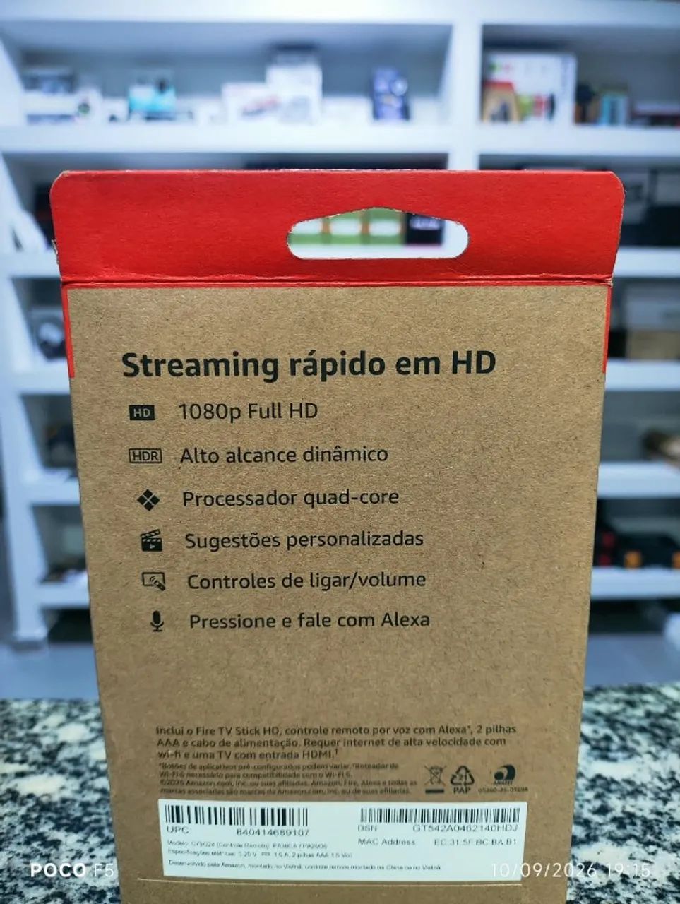 Amazon Fire TV Stick HD 8GB com Alexa e Wi-Fi 6 - Foto 2