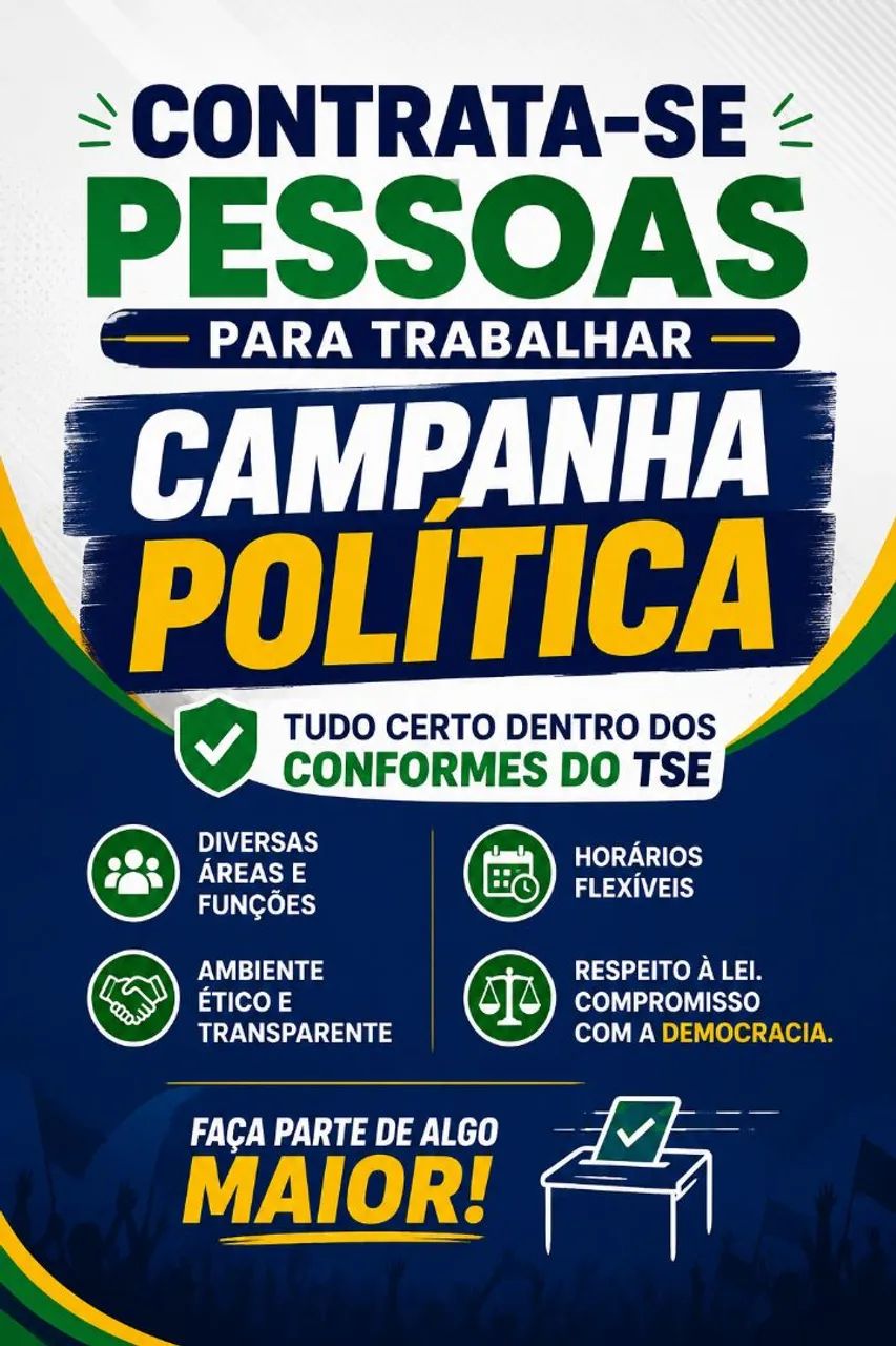 Trabalhe na Campanha Política  - Foto 2