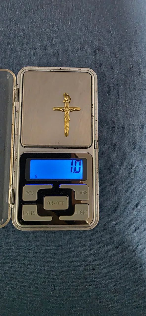VENDO CORRENTE DE OURO 60 CM MACIÇA COM PINGENTE  - Foto 4