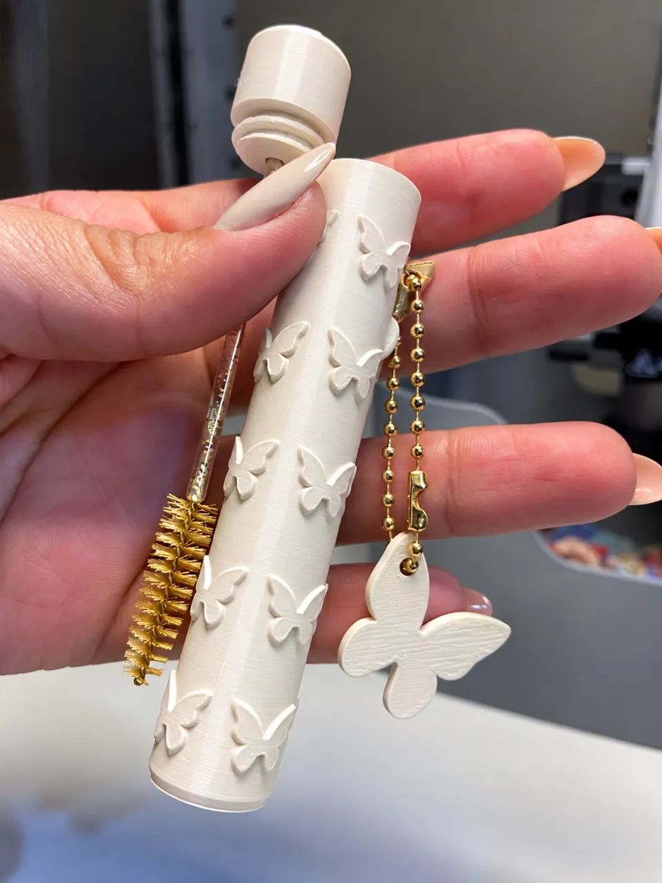 Porta escovinhas de cílios em 3D impressão  - Foto 5