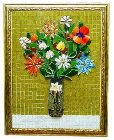 Reiki, São Francisco, São Paulo, futebol, quadro, relevo, 3d, picassiette, mosaico - Foto 4