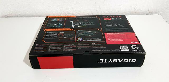 Placa de Vídeo Gigabyte AMD Radeon RX 590 Gaming 8G, GDDR5 versão 2.0 ( nova ) - Foto 5