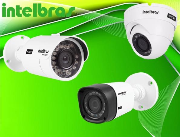 Kit DVR + 2 Câmeras Intelbras, Instalado, HD-720P - Foto 6