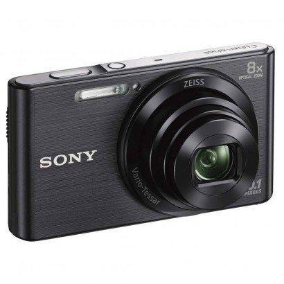 Câmera Digital Sony Cyber Shot Lcd De 2,7' 20.1mp Dsc-W830 Preto