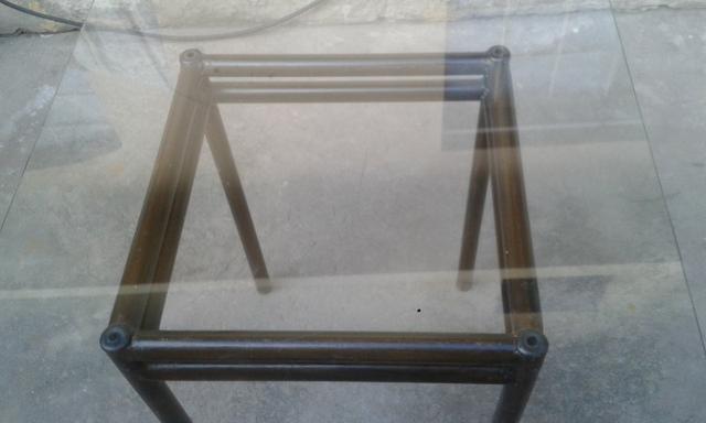 Mesa de Vidro Quadrada - Foto 2