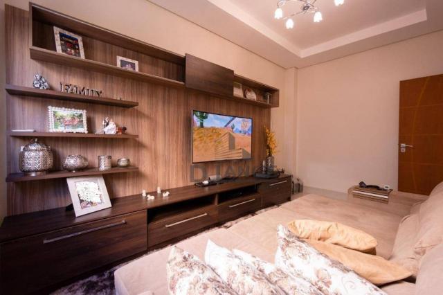 Lindo sobrado com 380m², 4 suítes com ar condicionado, churrasqueira e piscina. - Foto 10