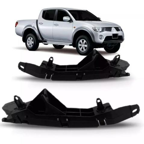 Par Guia Suporte Parachoque Dianteiro Triton L200 2011a 2015