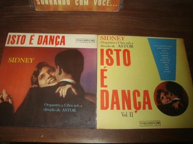 Sidney, Isto é dança, Lote com 2 Lp Vinil, usado excelente conservação