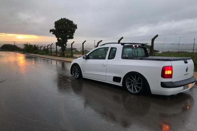 Saveiro trend 1.6 2014 suspensão a ar