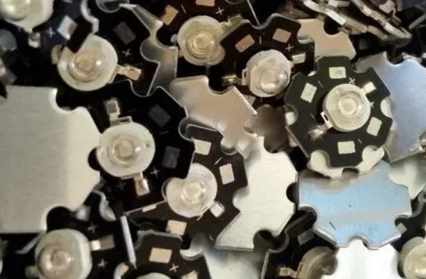 Led Uv 1w Com Dissipador Estrela  5 Unid. Power   Arduino Automação Robotica COD-CP294  