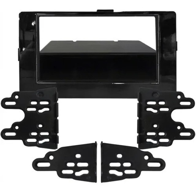 Moldura Painel Dvd 2din 1din Corolla 17 18 19 20 Black Piano - Foto 2
