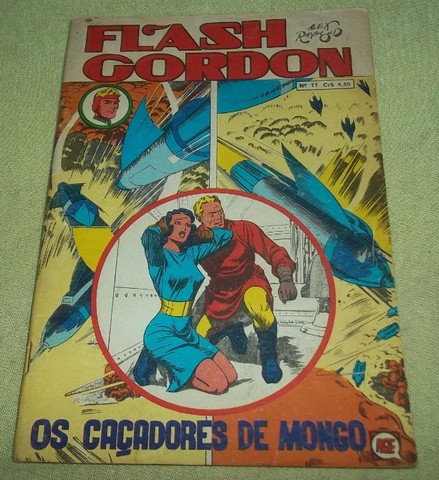 Gibi Flash Gordon nº 11 - Os Caçadores de Mongo - Rio Gráfica, 1976