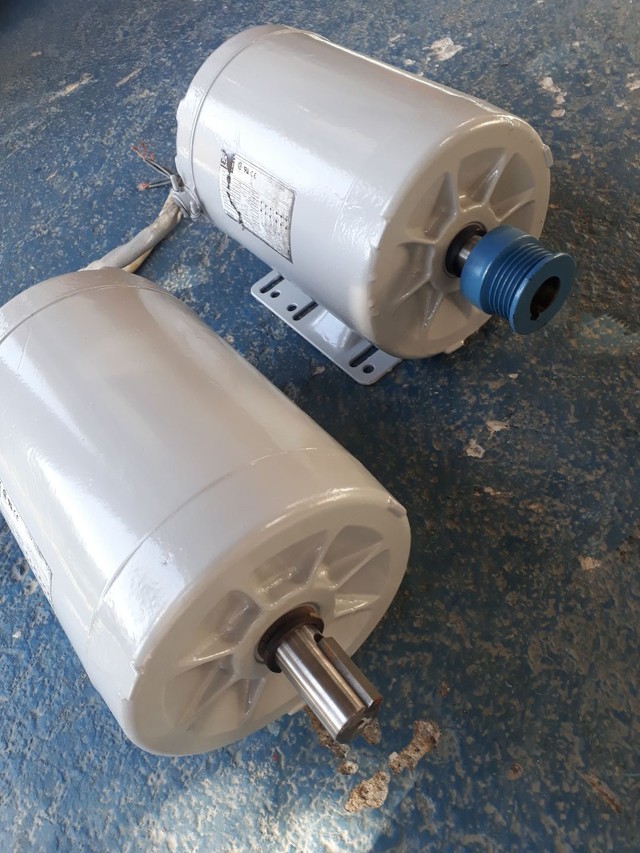 Motor elétrico trifásico para elevador automotivo.  - Foto 2