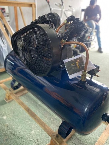 Compressor de Ar Industrial 20pcm 200L 175lbs - Pressure (Loja) - Foto 5