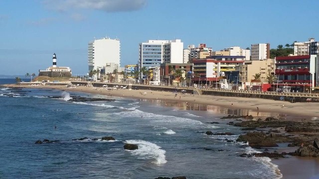 Flat Barra- Farol Barra Flat 1/4 Sala - Foto 8