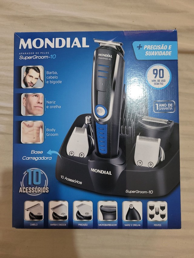 Máquina de barbear e depilação corporal Mondial 