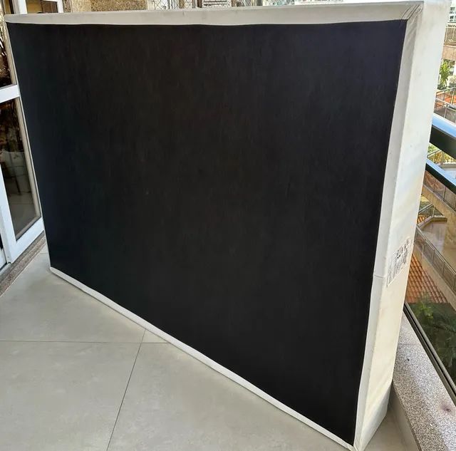 Base cama box ORTOBOM casal - 188 x 138 cm - branca