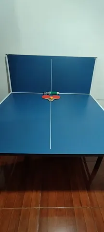 Mesa de Ping Pong / Tênis de Mesa Procopio Oficial Dobrável c/ Rodas - Azul