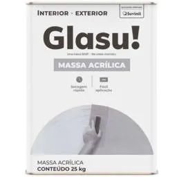 Massa Acrílica Suvinil Glasu 25kg Similar Massa Acrílica Coral 25KG
