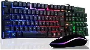 (NOVO) Kit Teclado e Mouse Exbom LEd BK-G550 - Foto 3
