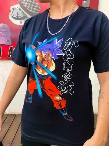 Camisa Camiseta Goku Instinto Superior Completo DBZ Super