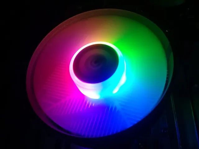 Cooler de processador Rise Mode X4, LED Rainbow, Intel, 90mm.
