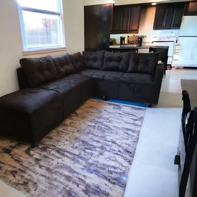 SOFÁ de canto, MODERNO E PRÁTICO! Novos e embalados!! - Foto 5