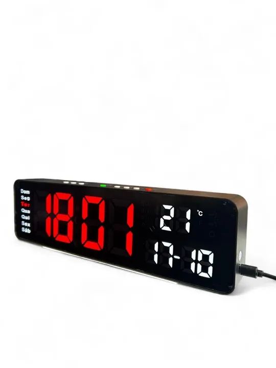 RELÓGIO DIGITAL LED COM CRONÔMETRO  - Foto 2