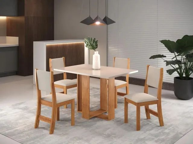 Mesa Magic 1,20x80 com 4 cadeiras  - Foto 2