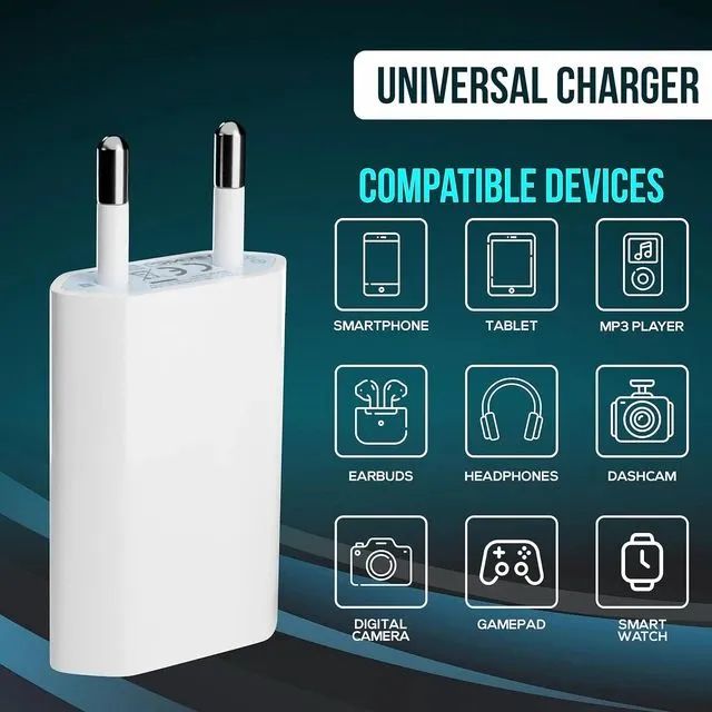 Carregador de parede USB portátil - Foto 2