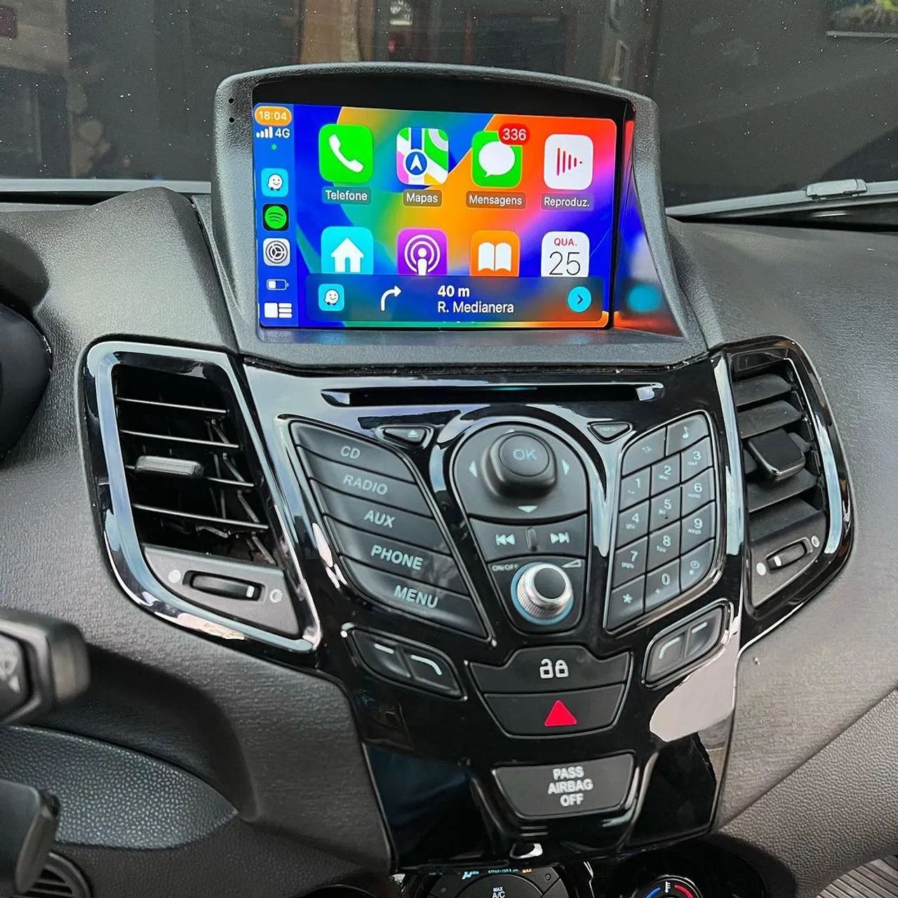 Multimídia ford new fiesta 9 polegadas Carplay sem fio Android auto  - Foto 5