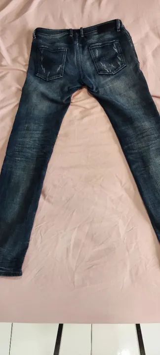 Calça Diesel Original Jeans Masculina Destroyed - Foto 2