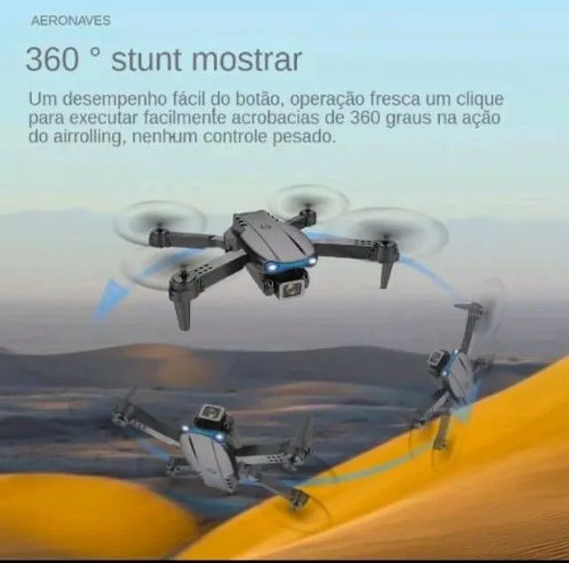 Drone E88 2 câmera  - Foto 4