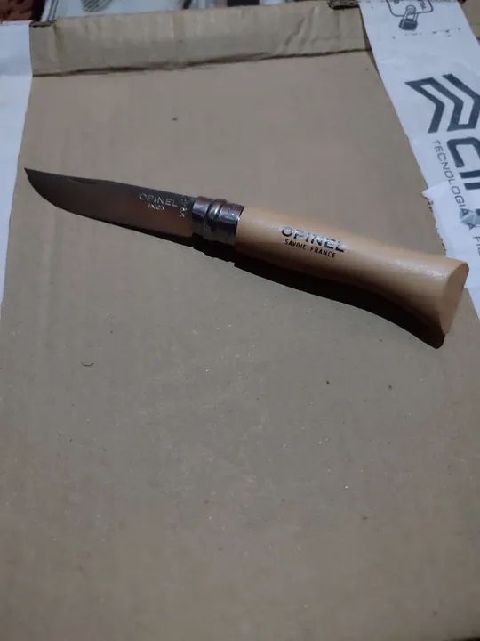 Canivete Opinel N°6 aço inox  - Foto 3