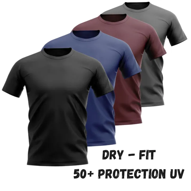 Kit 15 Camisa Térmica Uv 50+ Segunda Pele Personalizada - PS CAMISETAS I  Uniformes Profissionais