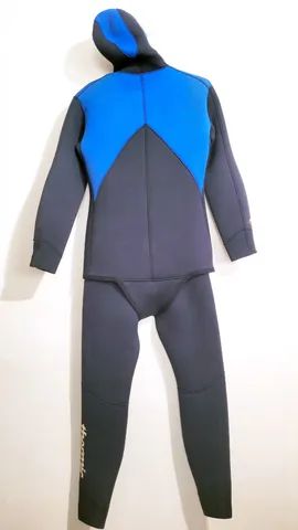 Neoprene Mares semi seco 5mm L com capuz - Foto 2