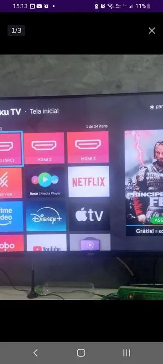 TV AOC Roku Smart 43 polegadas - Foto 2