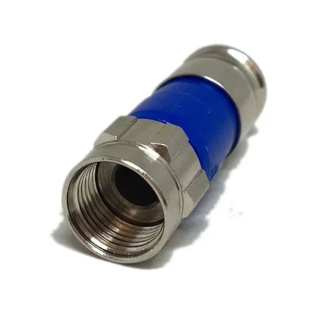 Conector Coaxial Rg6 Compressão F - Foto 2