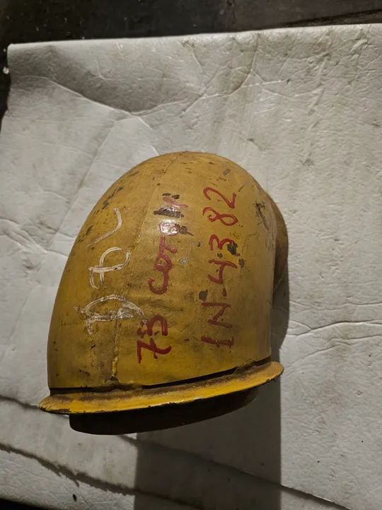 Trator esteira caterpillar D8L cotovelo escapamento novo 1N4382 - Foto 2