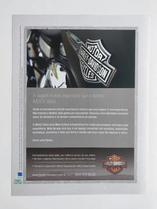 Harley-Davidson Dyna e Heritage Custom 2008 - Catálogo, folder  - Foto 3