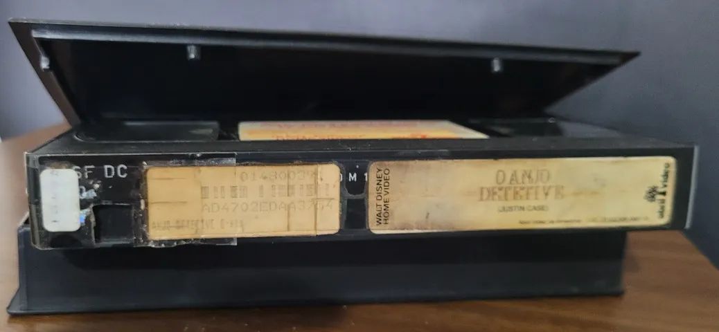 Antiga Fita VHS Filme O Anjo Detetive Dublado Disney - Foto 4