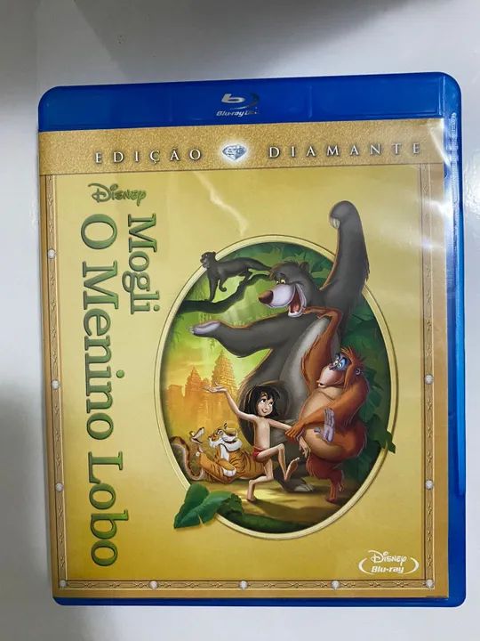 Blu ray Original Disney - Mogli - Edição Diamante