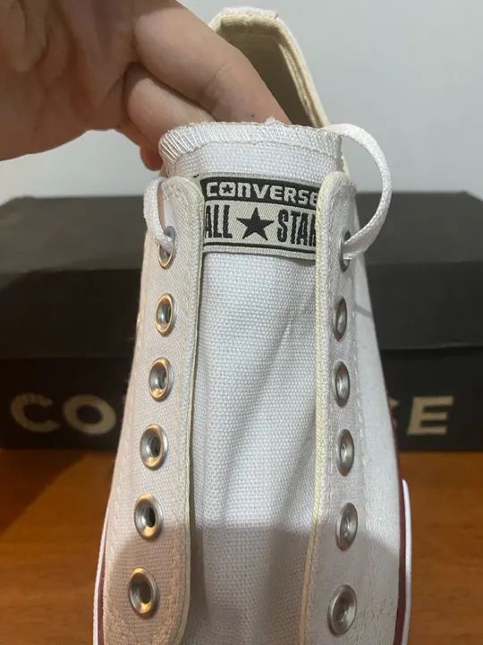 Tênis Converse Branco TAM 36/37 - Foto 5